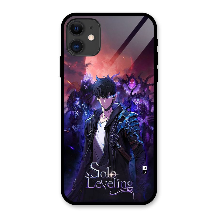 Jinwoo With Knights Glass Back Case for iPhone 11