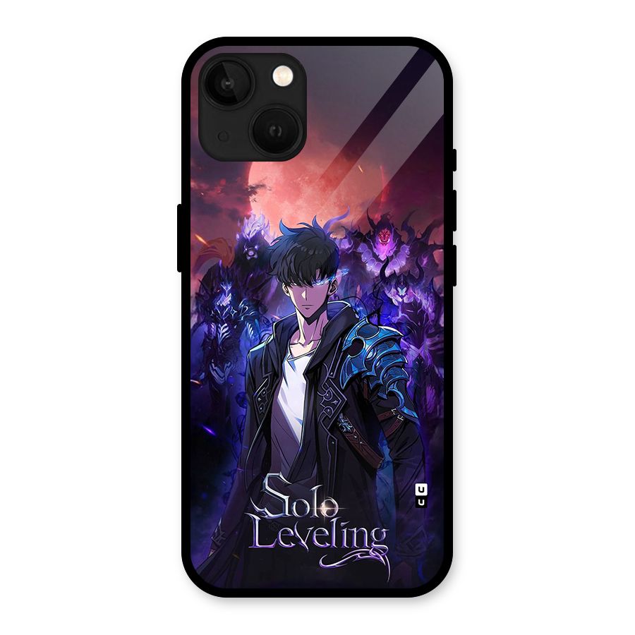 Jinwoo With Knights Glass Back Case for iPhone 13
