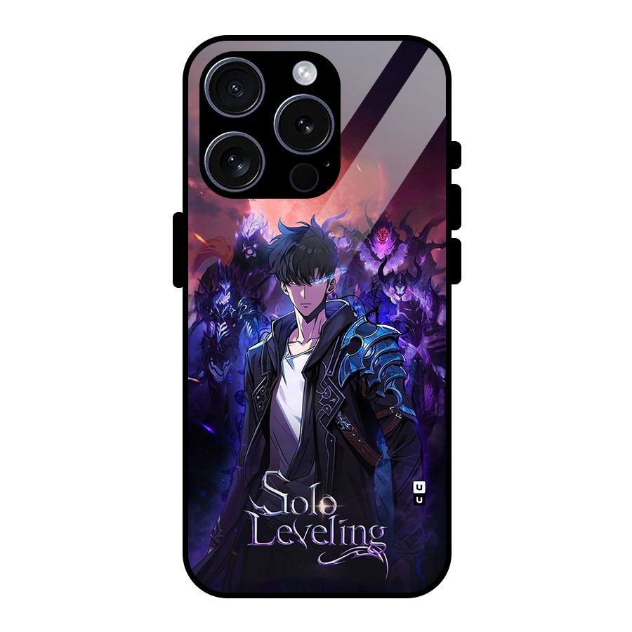Jinwoo With Knights Glass Back Case for iPhone 15 Pro