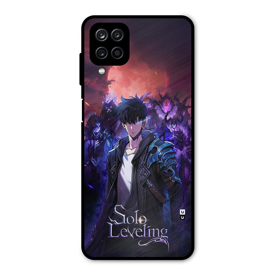 Jinwoo With Knights Metal Back Case for Galaxy A12