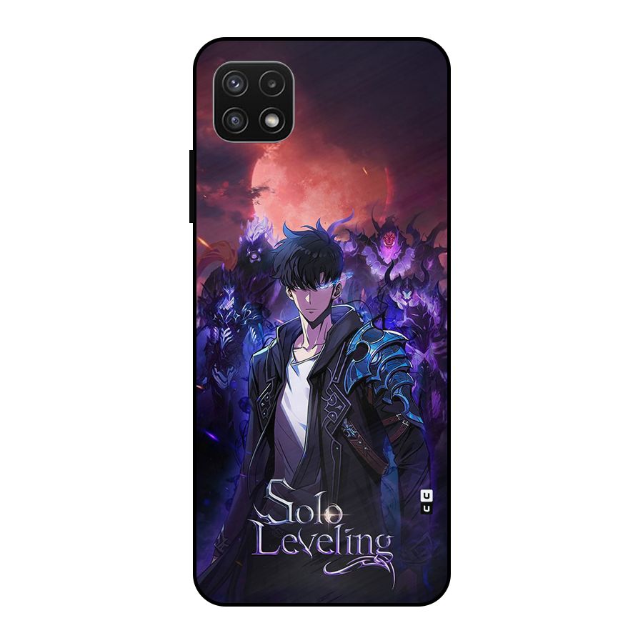 Jinwoo With Knights Metal Back Case for Galaxy A22 5G