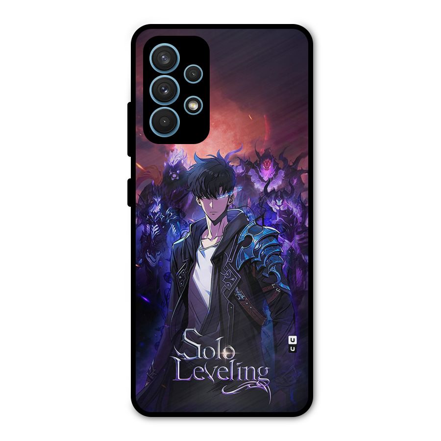 Jinwoo With Knights Metal Back Case for Galaxy A32