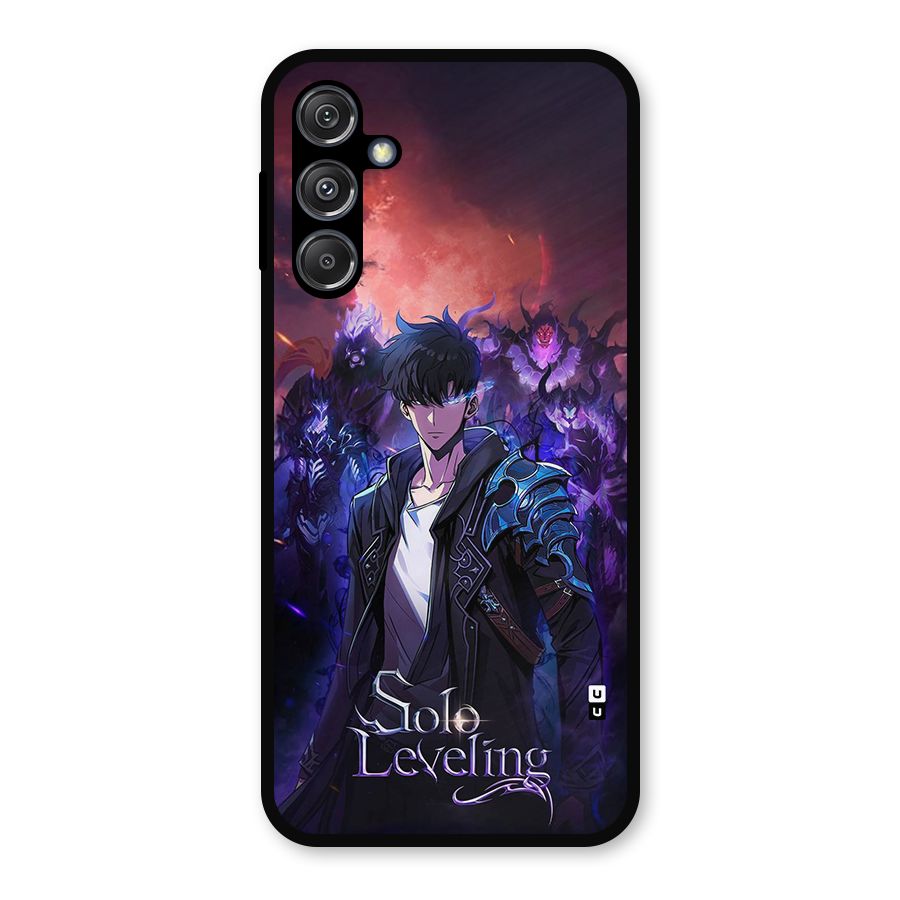 Jinwoo With Knights Metal Back Case for Galaxy M34 5G