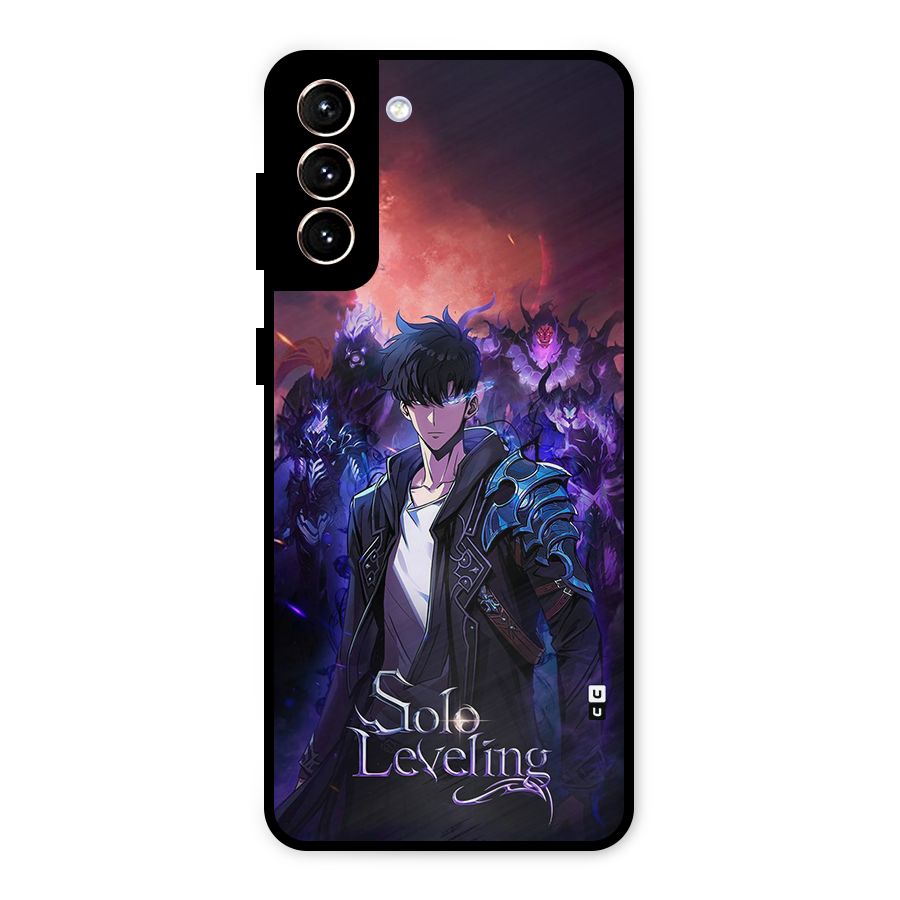 Jinwoo With Knights Metal Back Case for Galaxy S21 Plus