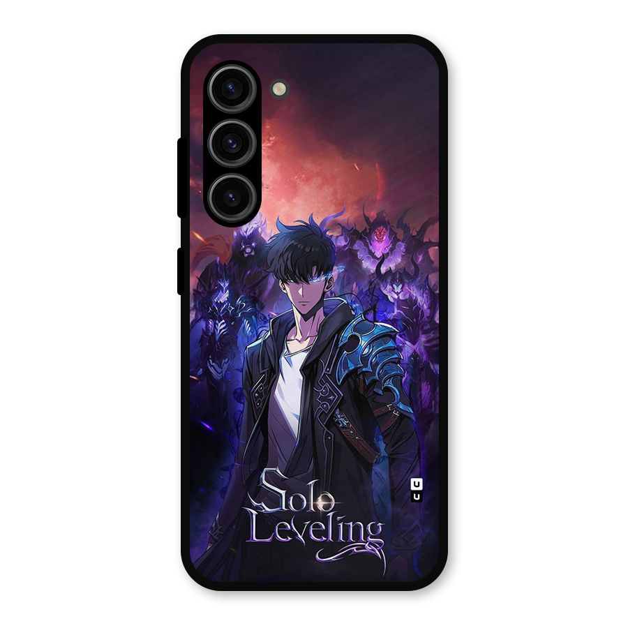 Jinwoo With Knights Metal Back Case for Galaxy S23