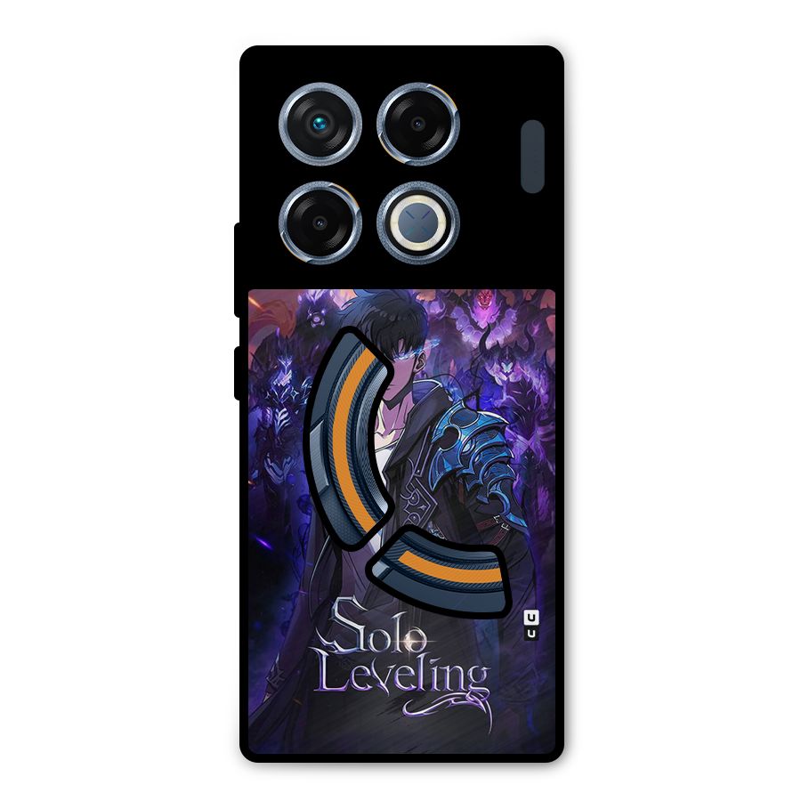 Jinwoo With Knights Metal Back Case for Infinix GT 20 Pro