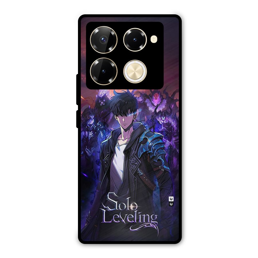 Jinwoo With Knights Metal Back Case for Infinix Note 40 Pro