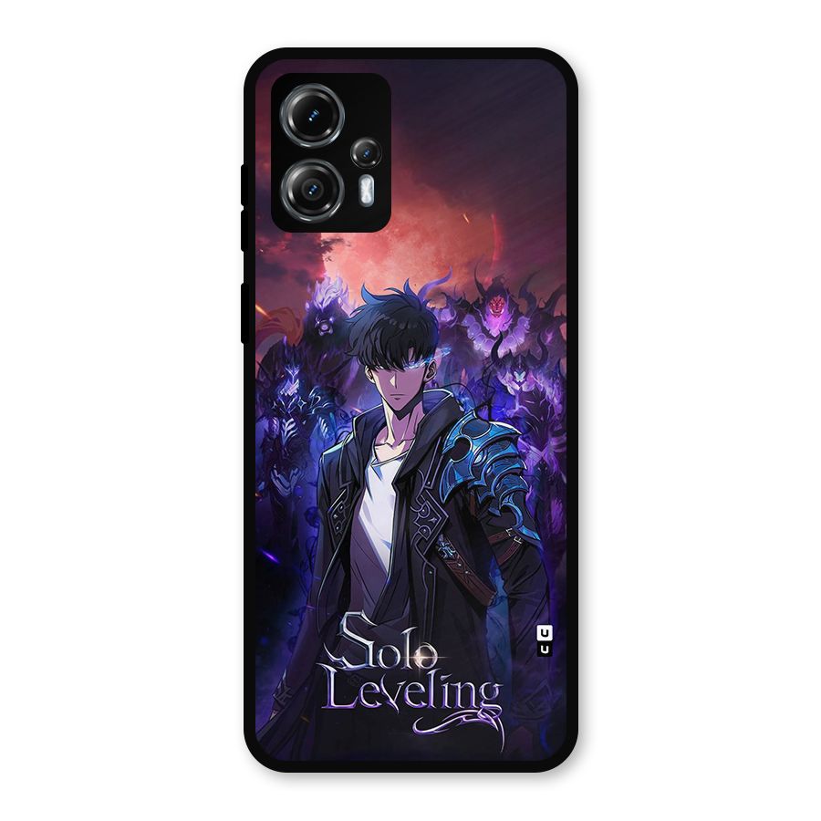 Jinwoo With Knights Metal Back Case for Moto G13