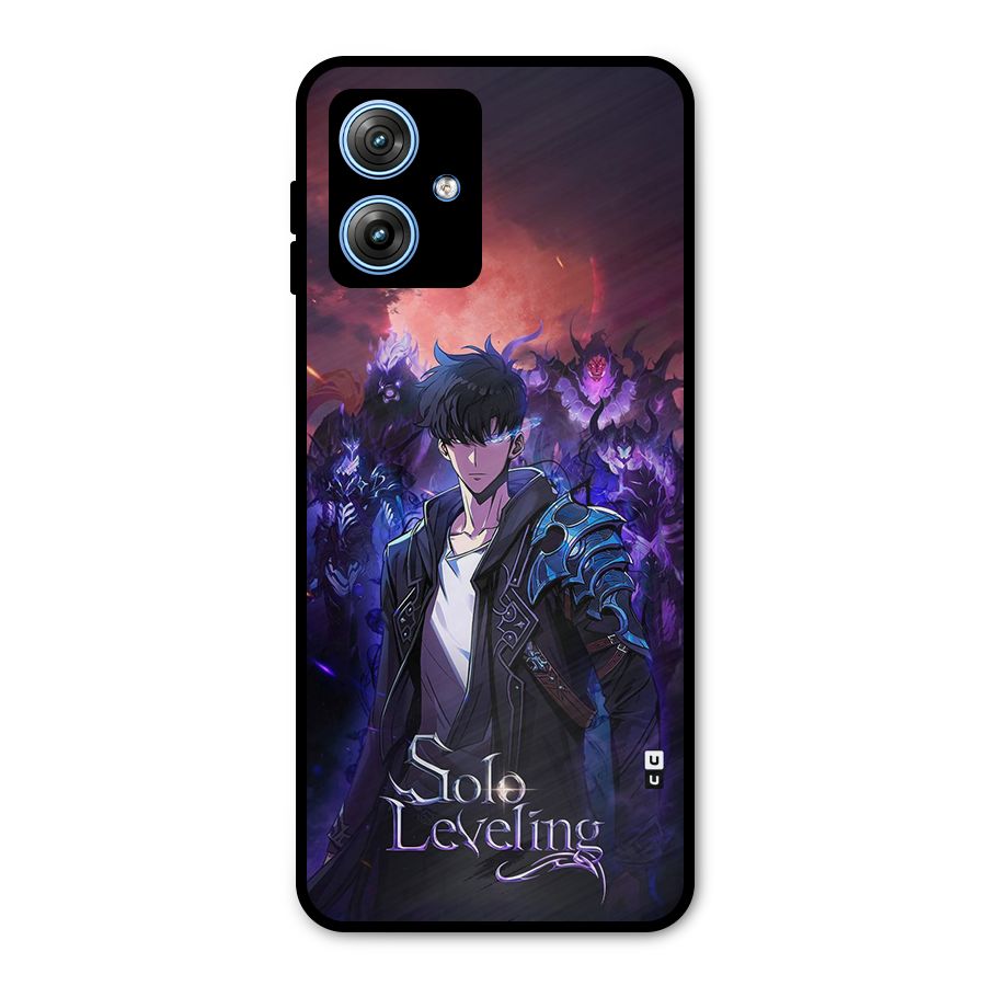 Jinwoo With Knights Metal Back Case for Moto G54