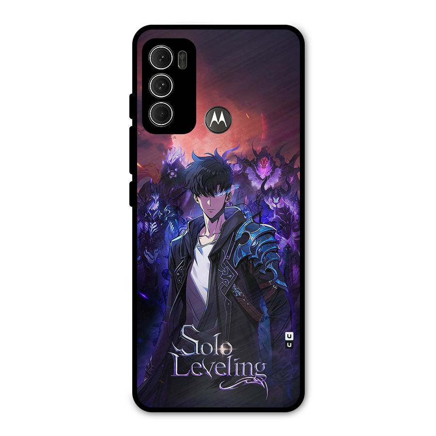 Jinwoo With Knights Metal Back Case for Moto G60