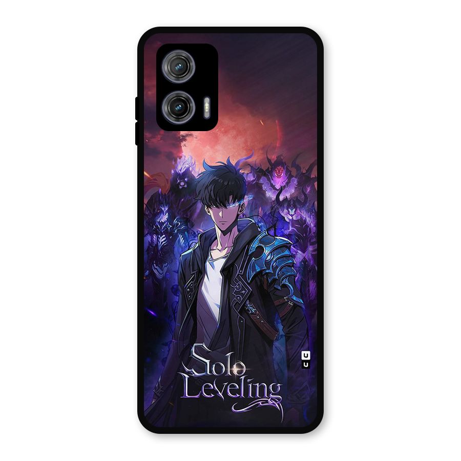 Jinwoo With Knights Metal Back Case for Moto G73