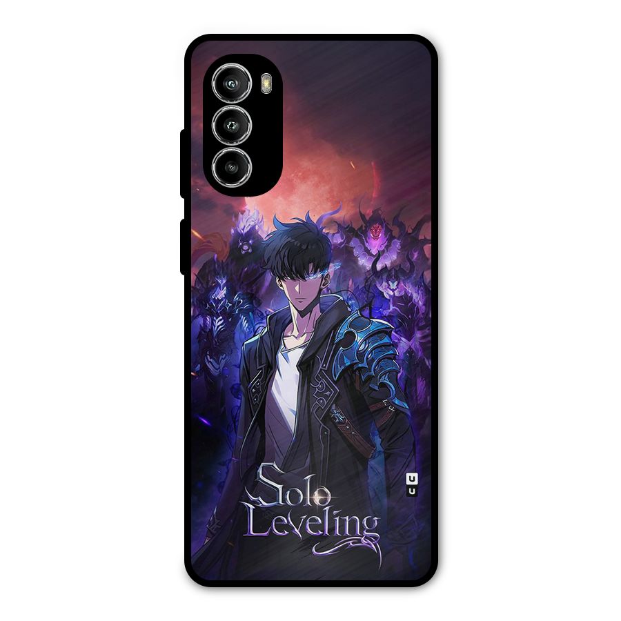 Jinwoo With Knights Metal Back Case for Moto G82
