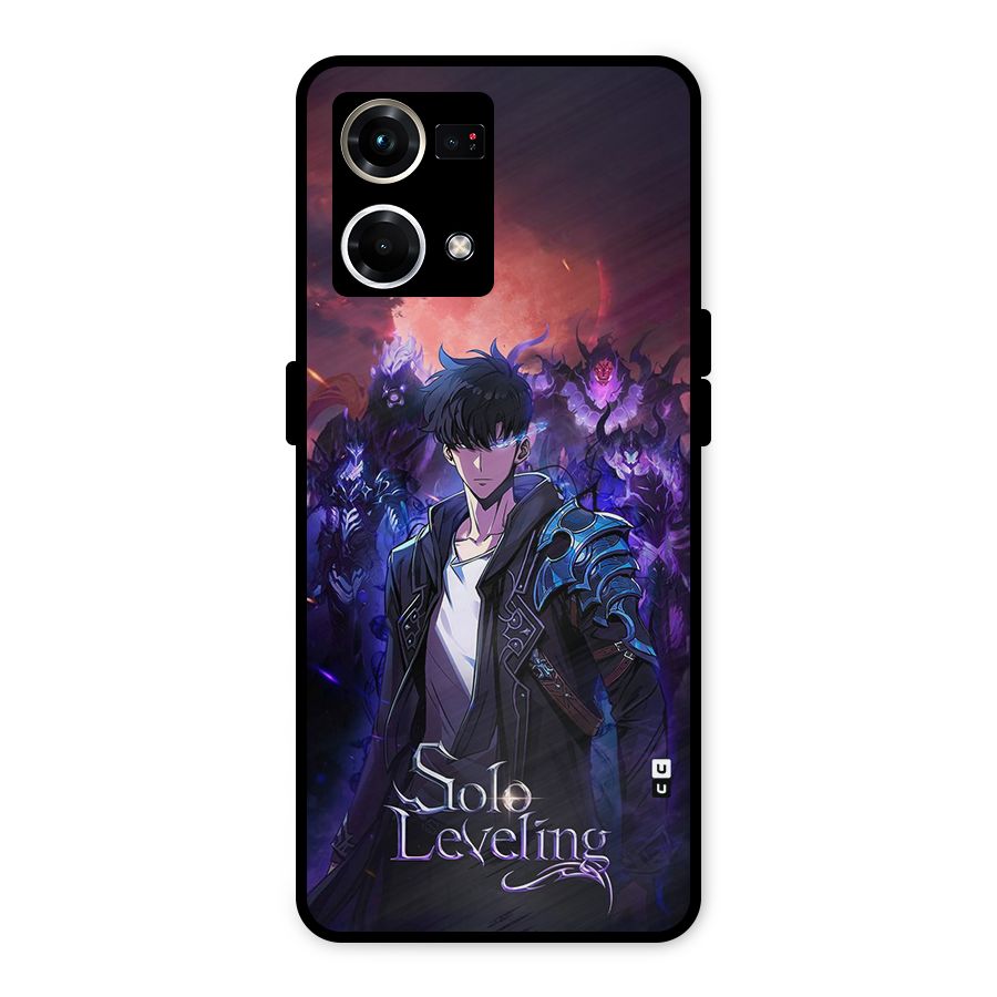 Jinwoo With Knights Metal Back Case for Oppo F21 Pro 4G