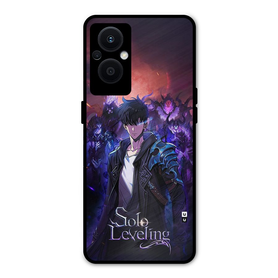 Jinwoo With Knights Metal Back Case for Oppo F21 Pro 5G