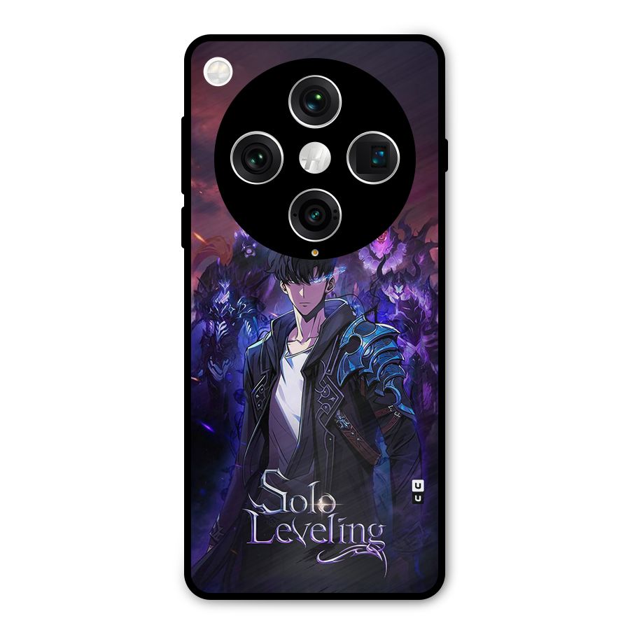 Jinwoo With Knights Metal Back Case for Oppo Find X8 Pro