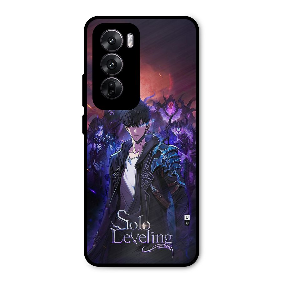 Jinwoo With Knights Metal Back Case for Oppo Reno12