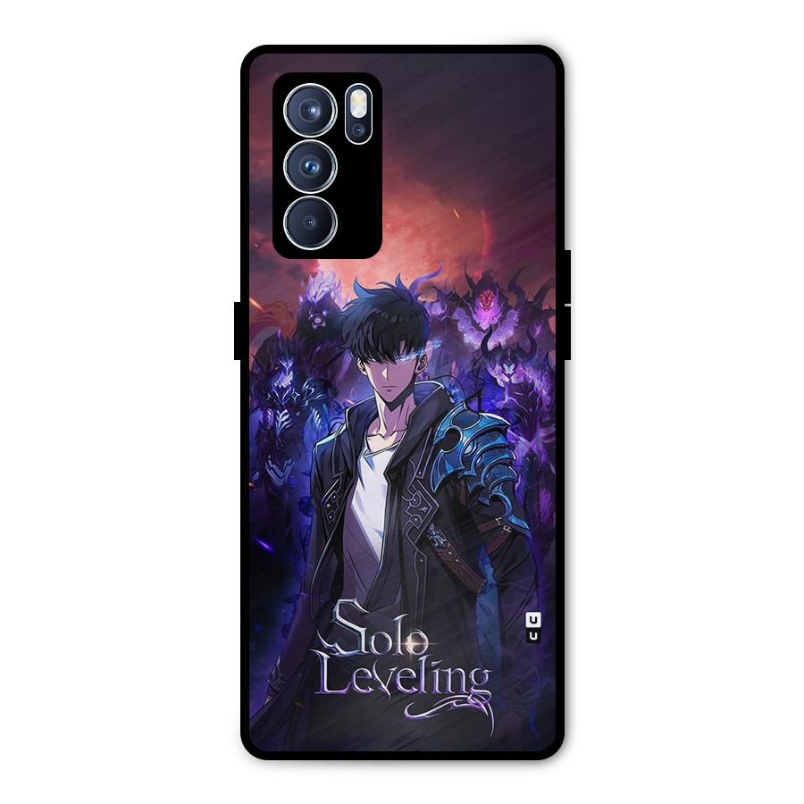 Jinwoo With Knights Metal Back Case for Oppo Reno6 Pro 5G