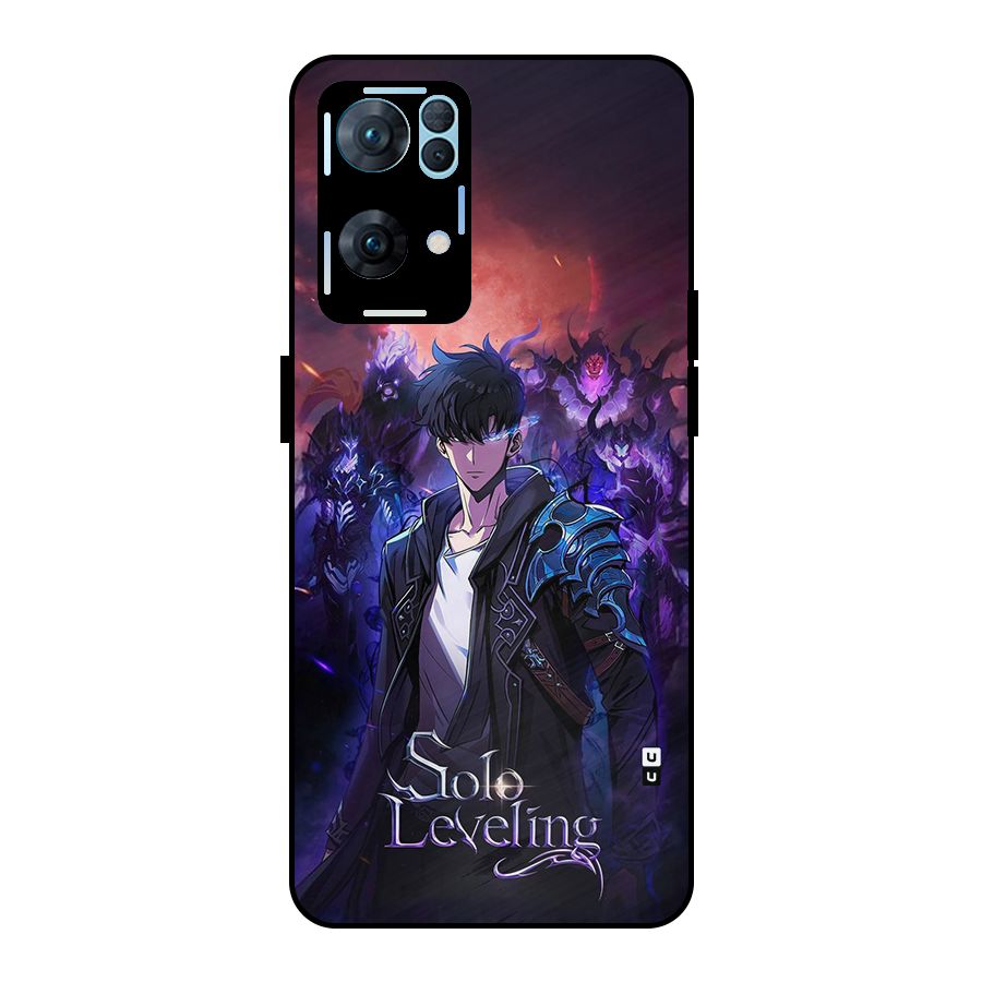 Jinwoo With Knights Metal Back Case for Oppo Reno7 Pro 5G
