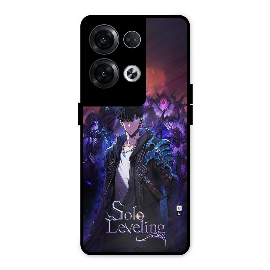 Jinwoo With Knights Metal Back Case for Oppo Reno8 Pro 5G