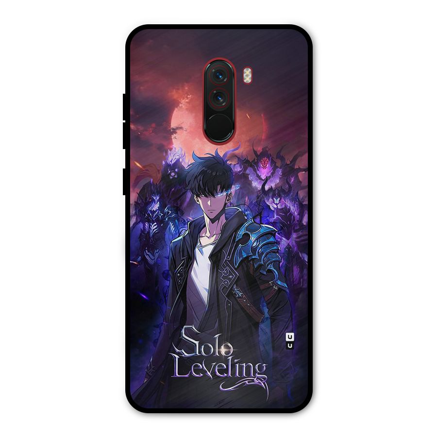 Jinwoo With Knights Metal Back Case for Poco F1