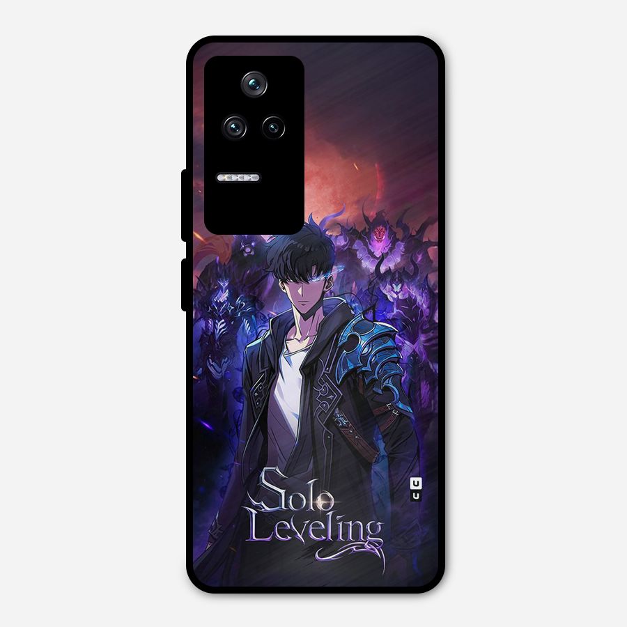 Jinwoo With Knights Metal Back Case for Poco F4 5G