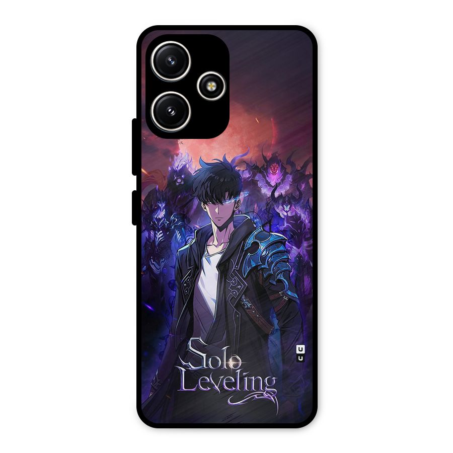 Jinwoo With Knights Metal Back Case for Poco M6 Pro