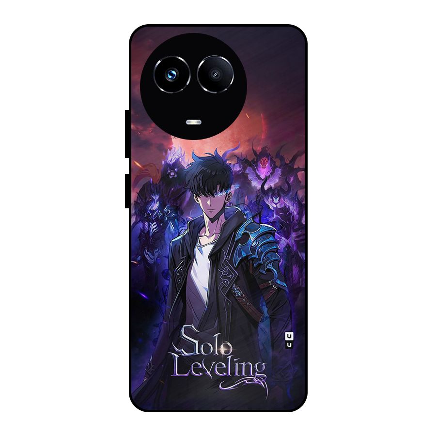 Jinwoo With Knights Metal Back Case for Realme 11X