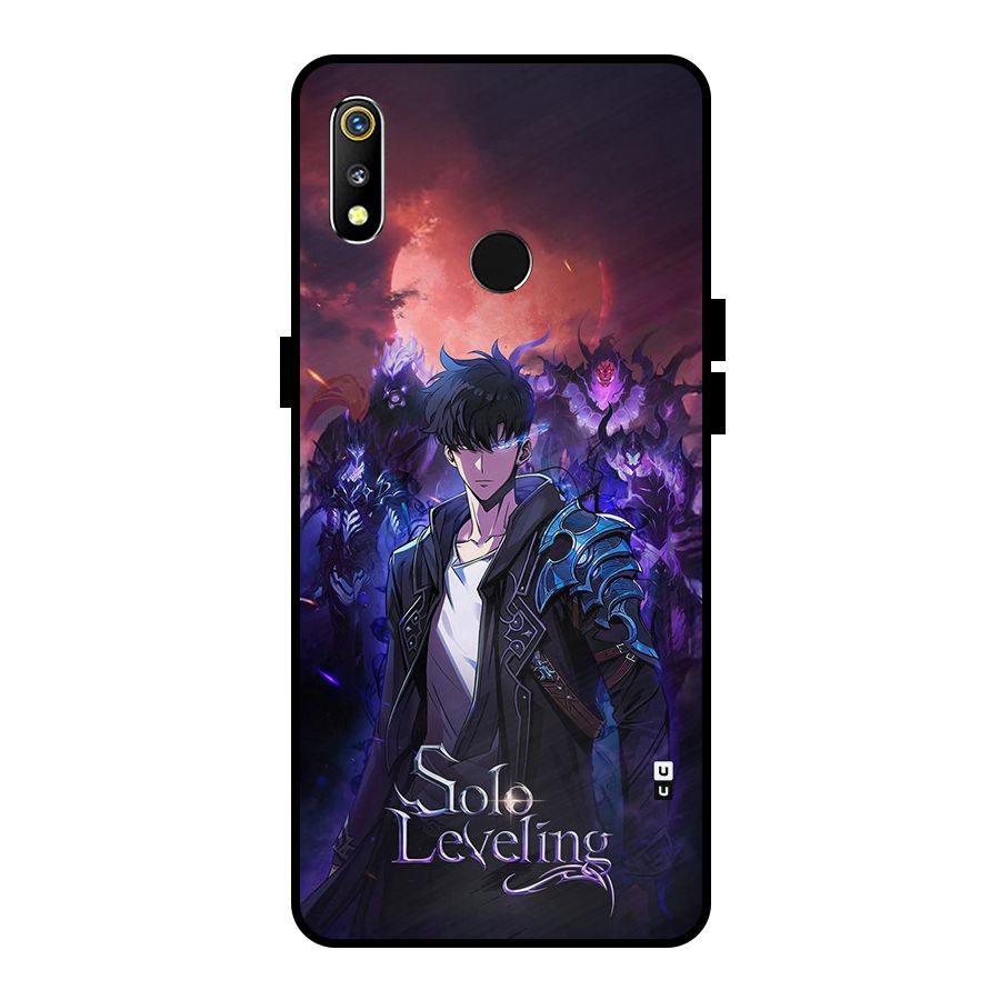 Jinwoo With Knights Metal Back Case for Realme 3i