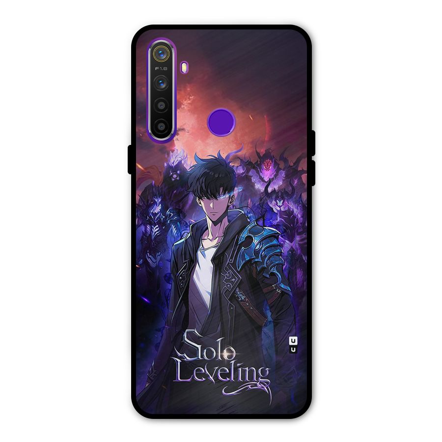 Jinwoo With Knights Metal Back Case for Realme 5i