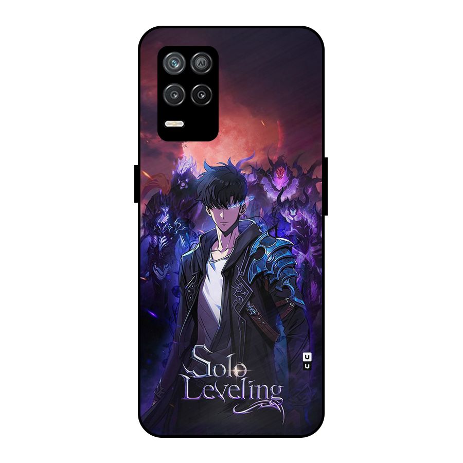 Jinwoo With Knights Metal Back Case for Realme 8s 5G