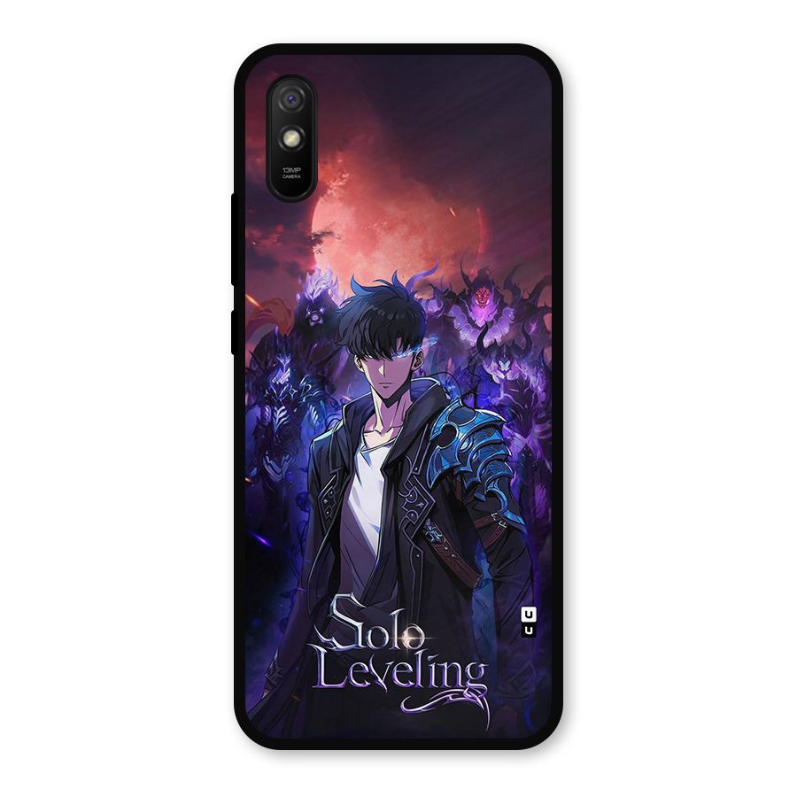 Jinwoo With Knights Metal Back Case for Redmi 9a