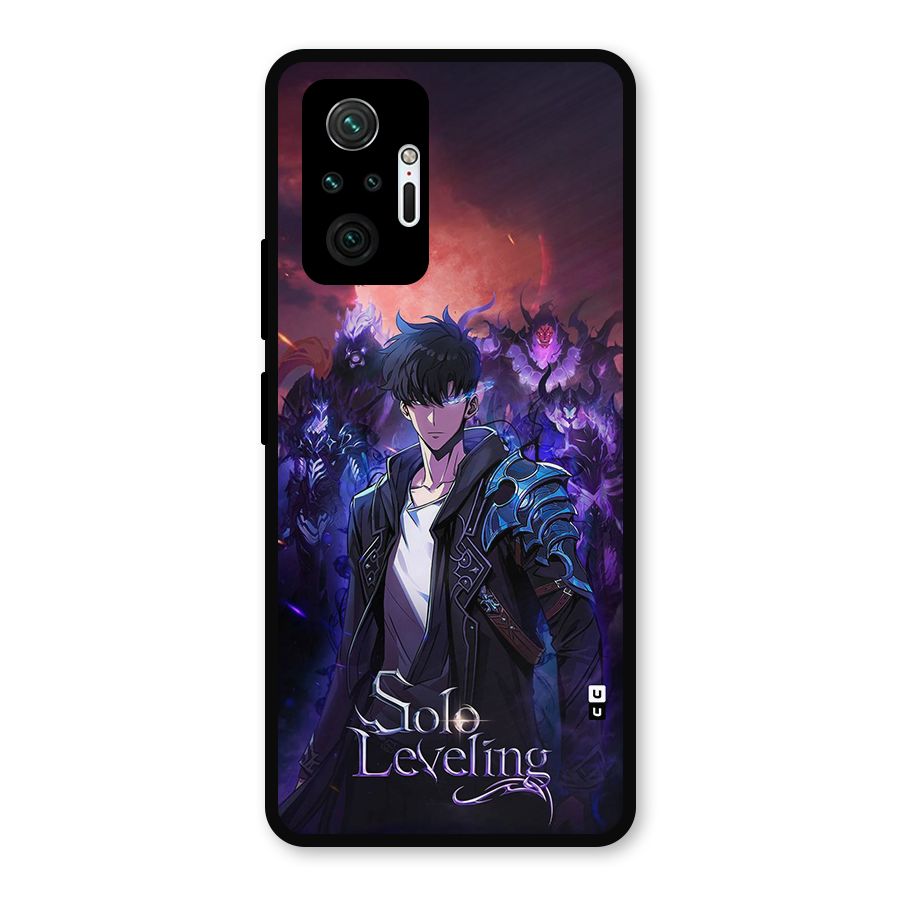 Jinwoo With Knights Metal Back Case for Redmi Note 10 Pro Max