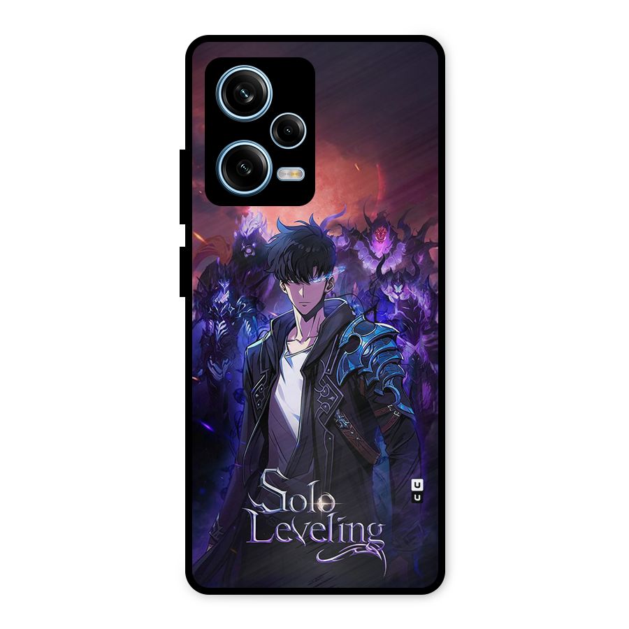 Jinwoo With Knights Metal Back Case for Redmi Note 12 Pro