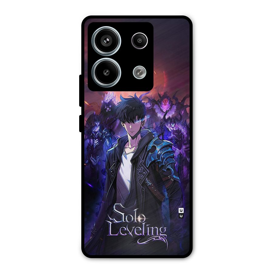Jinwoo With Knights Metal Back Case for Redmi Note 13 Pro 5G
