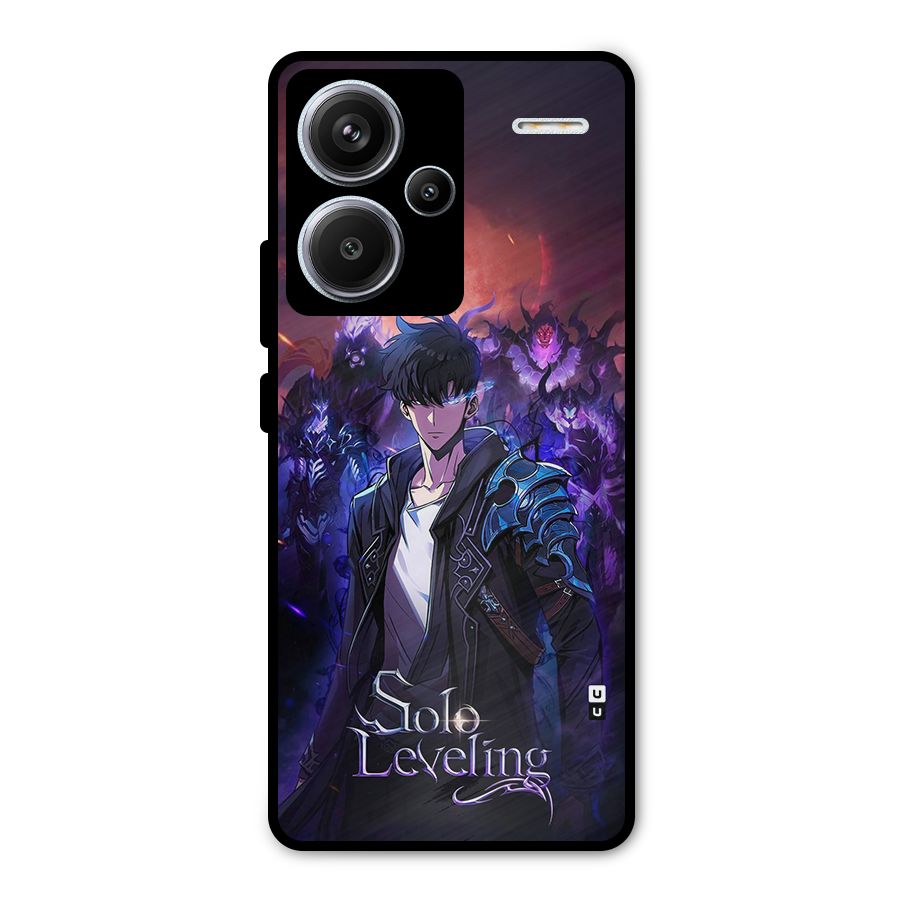 Jinwoo With Knights Metal Back Case for Redmi Note 13 Pro Plus