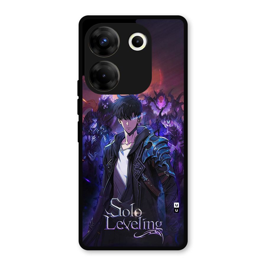 Jinwoo With Knights Metal Back Case for Tecno Camon 20 Pro