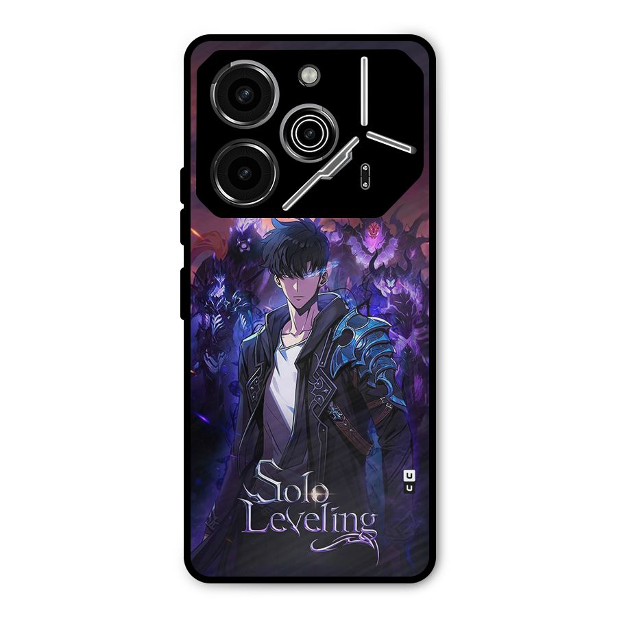 Jinwoo With Knights Metal Back Case for Tecno Pova 6 Pro