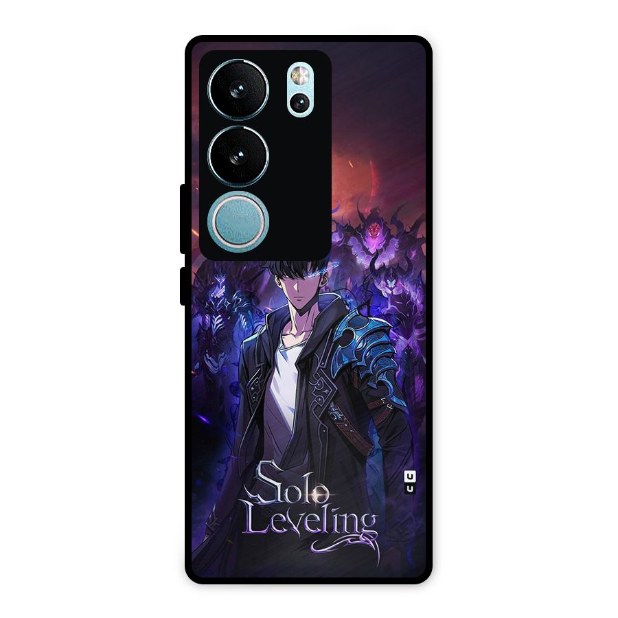 Jinwoo With Knights Metal Back Case for Vivo V29 Pro