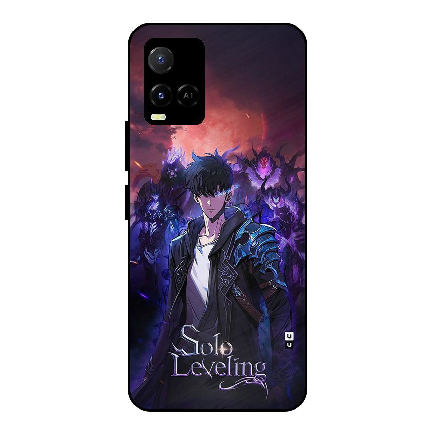 Jinwoo With Knights Metal Back Case for Vivo Y21T
