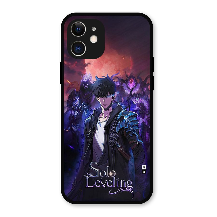 Jinwoo With Knights Metal Back Case for iPhone 12