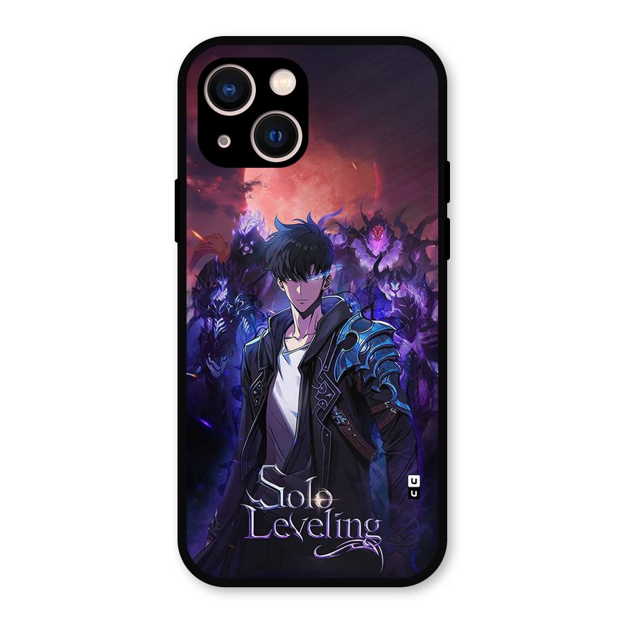 Jinwoo With Knights Metal Back Case for iPhone 13