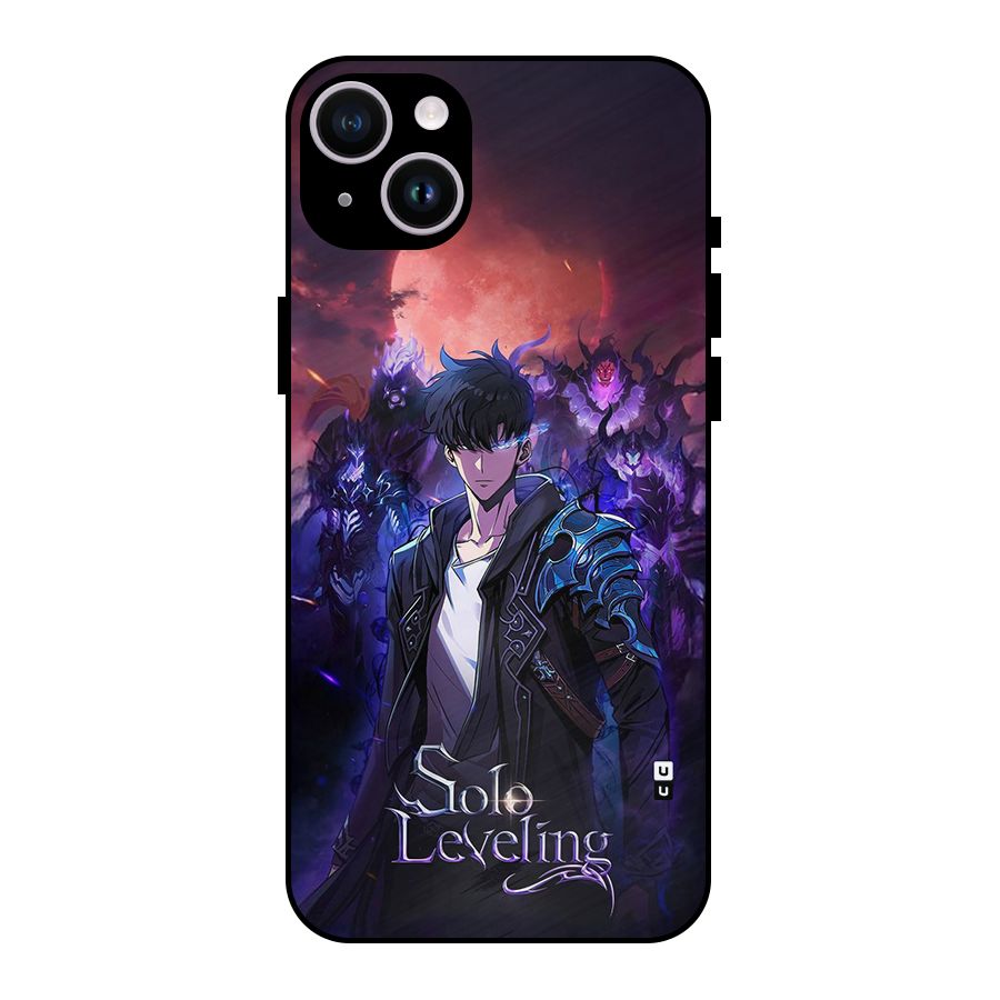 Jinwoo With Knights Metal Back Case for iPhone 14 Plus
