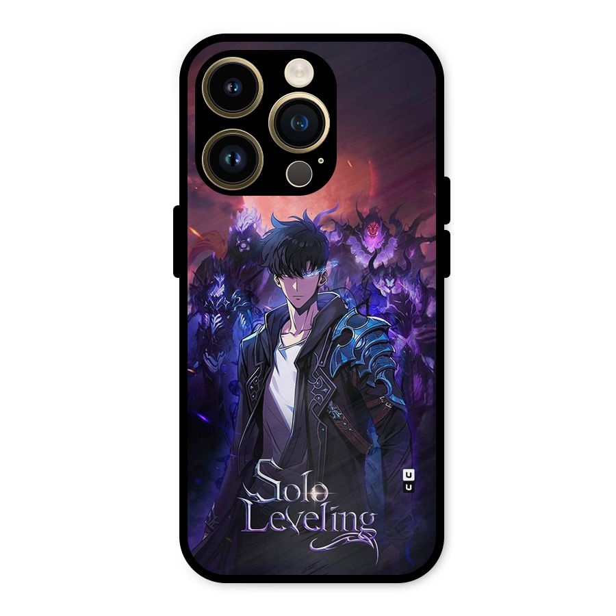 Jinwoo With Knights Metal Back Case for iPhone 14 Pro