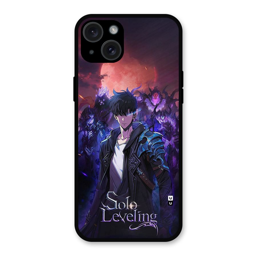Jinwoo With Knights Metal Back Case for iPhone 15 Plus