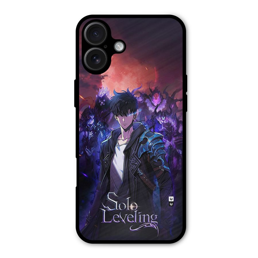 Jinwoo With Knights Metal Back Case for iPhone 16 Plus
