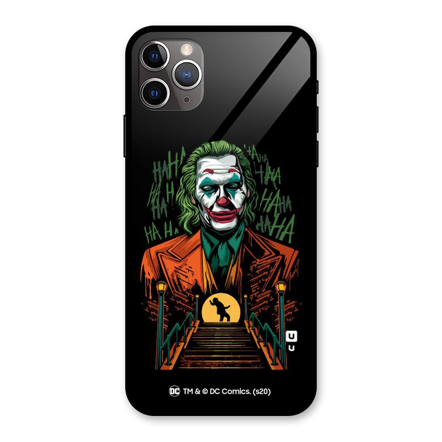 Joker Artwork Silhouette Glass Back Case for iPhone 11 Pro Max