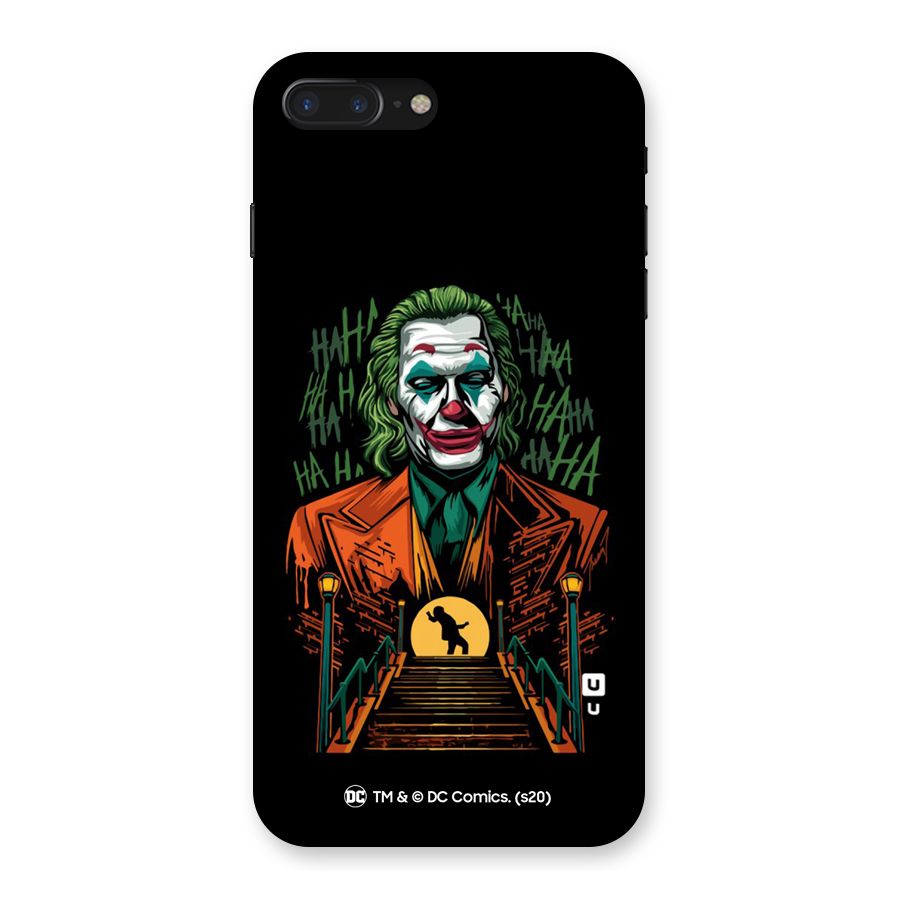 Joker Artwork Silhouette Glass Back Case for iPhone 7 Plus