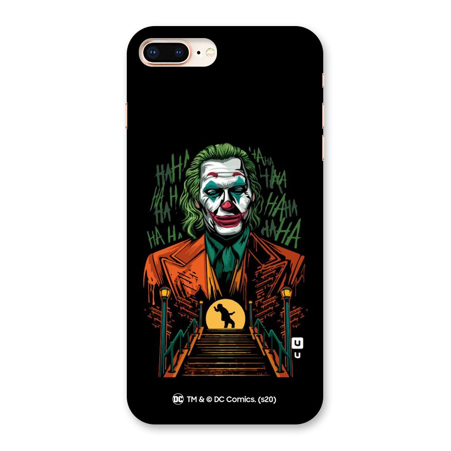 Joker Artwork Silhouette Glass Back Case for iPhone 8 Plus