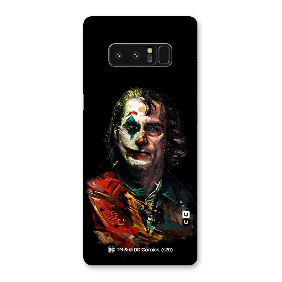 Joker Digital Art Glass Back Case for Galaxy Note 8