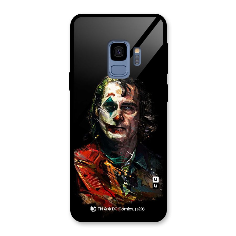 Joker Digital Art Glass Back Case for Galaxy S9